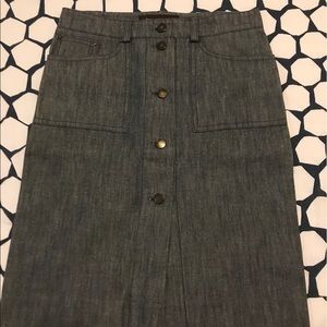 Louis Vuitton Denim Skirt