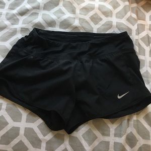Black Nike running shorts WORN ONCE size small