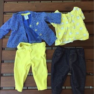 Newborn baby matching outfit