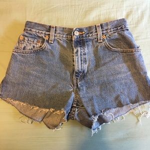 Vintage Levi's High Rise Shorts.