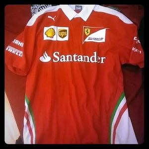 Ferrari/Santander Racing Polo Tee