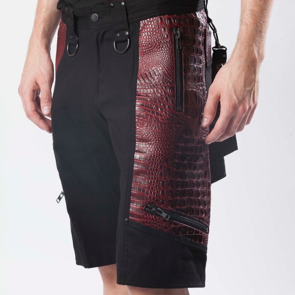 Black Cargo Shorts - Picture 2 of 4