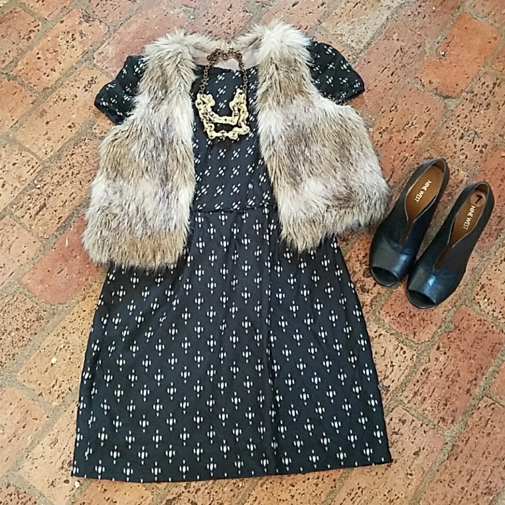 Silk J Crew short sleeved dress