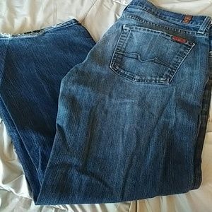 Men's relaxed fit 7 for all mankind jeans
