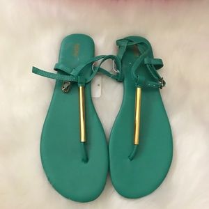 Missimo supply co sandals in mint size 8