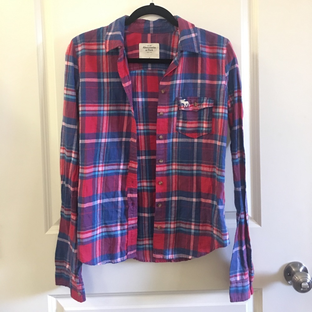 Abercrombie & Fitch plaid flannel