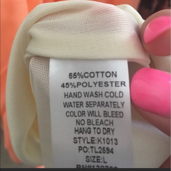 BOUTIQUE - Coral & Cream Dress - Picture 3 of 3