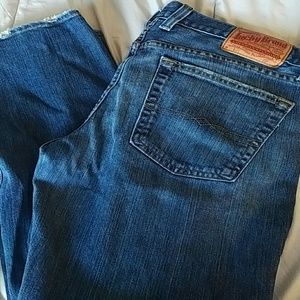 Mens Lucky Brand Short Inseam Jeans