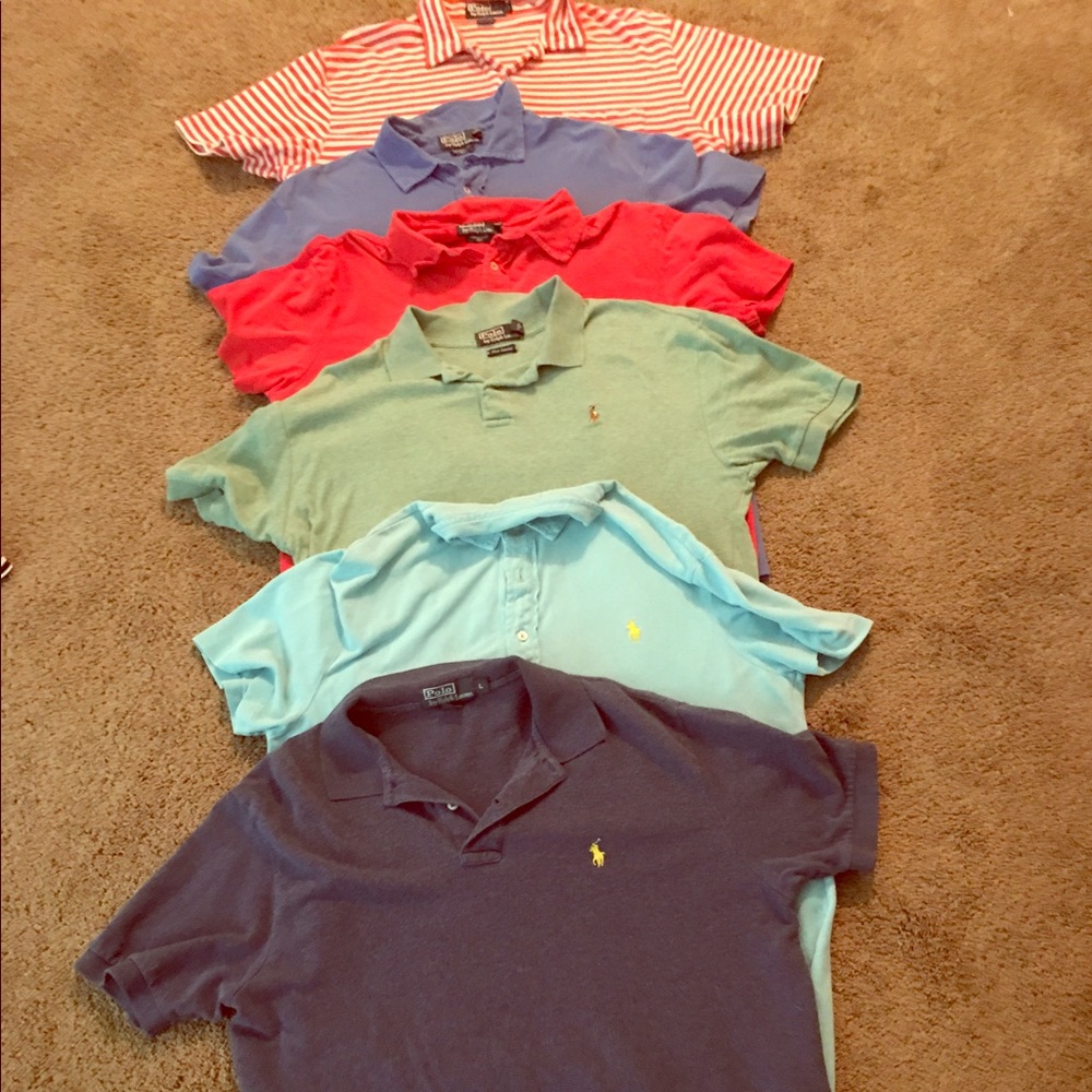 Men's large polo shirts...bundle