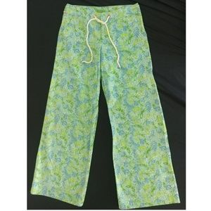 Lilly Pulitzer dragonfly palm beach fit linen pant