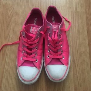 Neon Pink Converse
