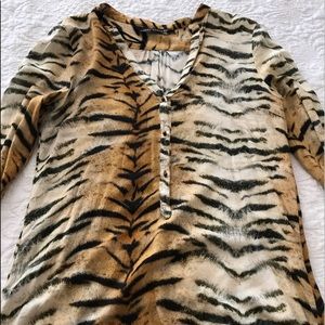 Tiger stripe blouse