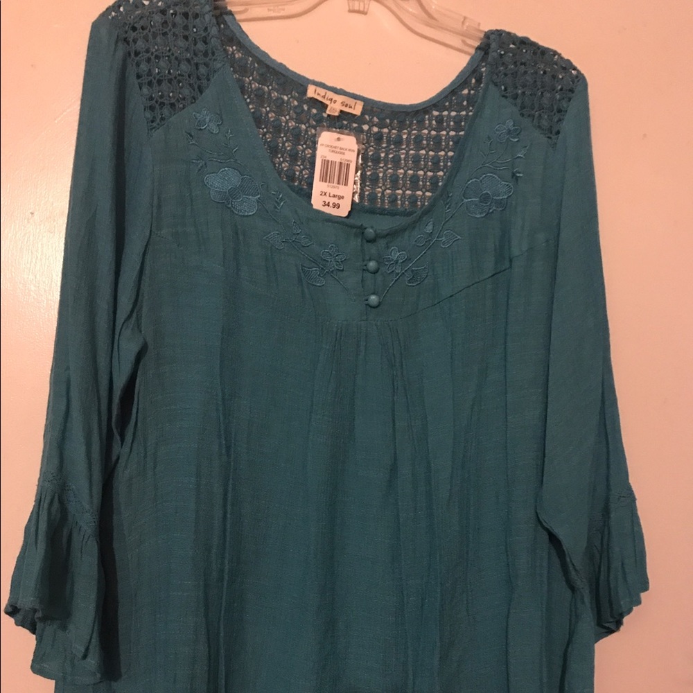 Indigo Soul Blue Top