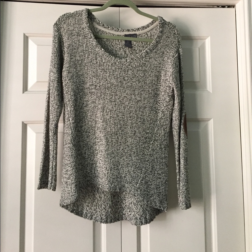 Black and White Knit Sweater