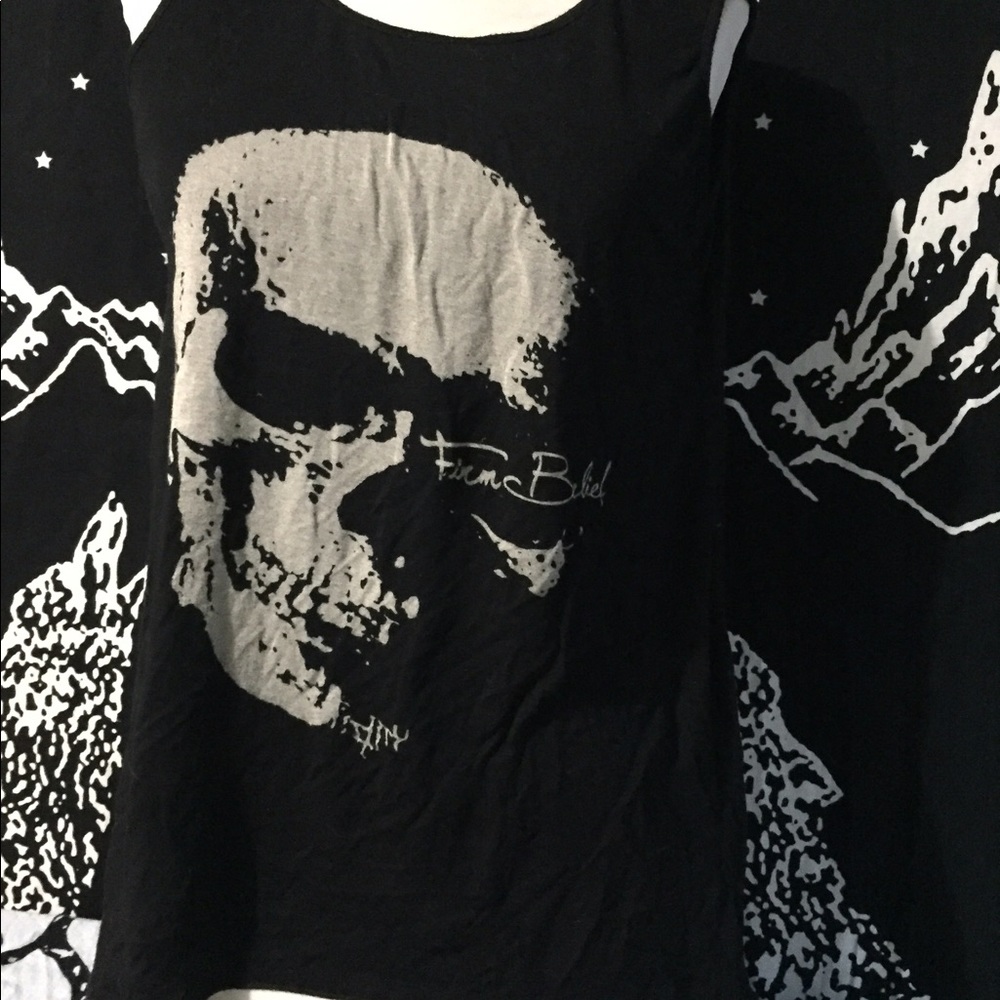 Punk Goth Skull Tank