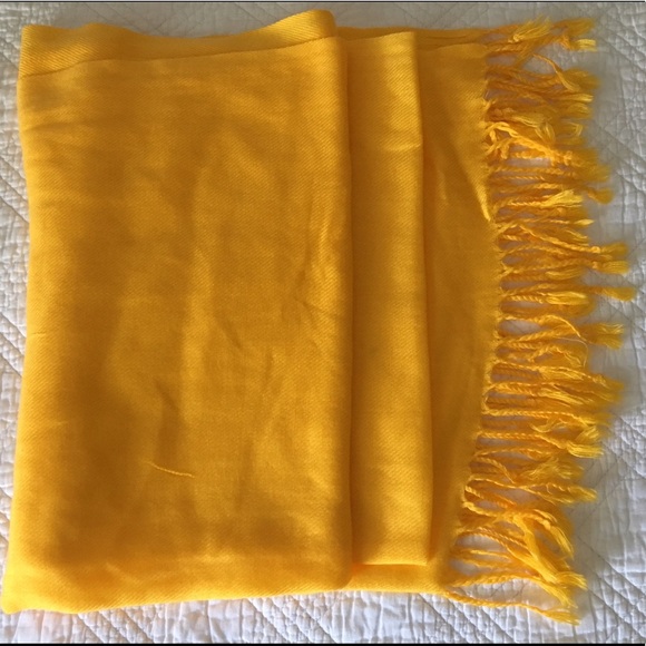 Accessories - ♥️Yellow Pashmina Style Scarf