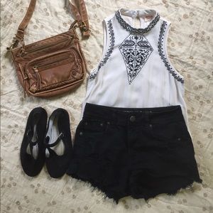 Mossimo high neck top