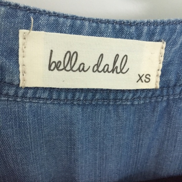 Bella Dahl Sleeveless Denim Shirt Dress - Picture 4 of 4