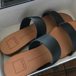 Dolce Vita Black Stella Sandals 9.5
