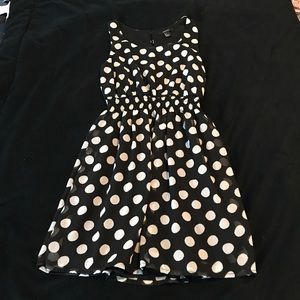 Black and White Polka Dot Dress
