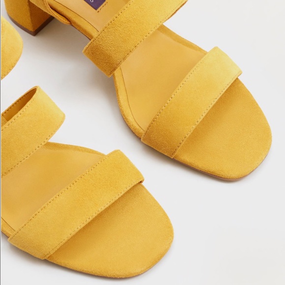 leather yellow mango sandals 2017 - Picture 3 of 7