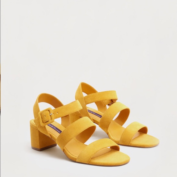 leather yellow mango sandals 2017 - Picture 4 of 7