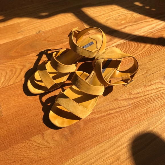leather yellow mango sandals 2017 - Picture 5 of 7