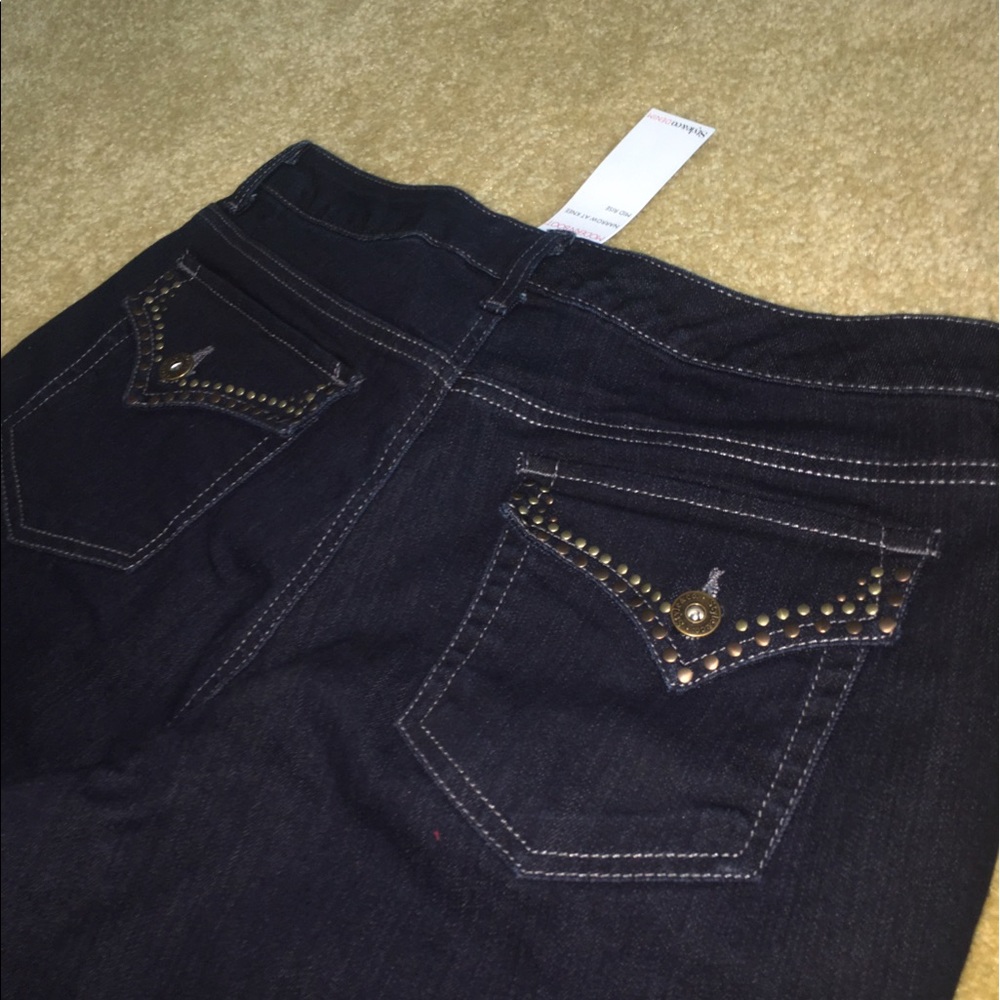 Dark Denim Bootcut Jeans✨