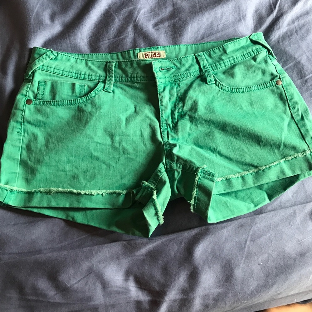 Green shorts