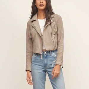 Abercrombie and Fitch Fringe Vegan Suede Jacket