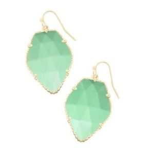 Kendra Scott Green Earrings