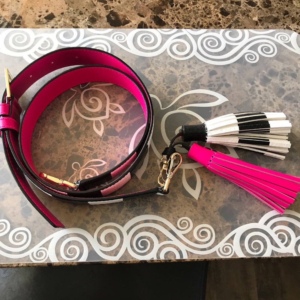 kate spade Leather Guitar Strap ❤️❤️