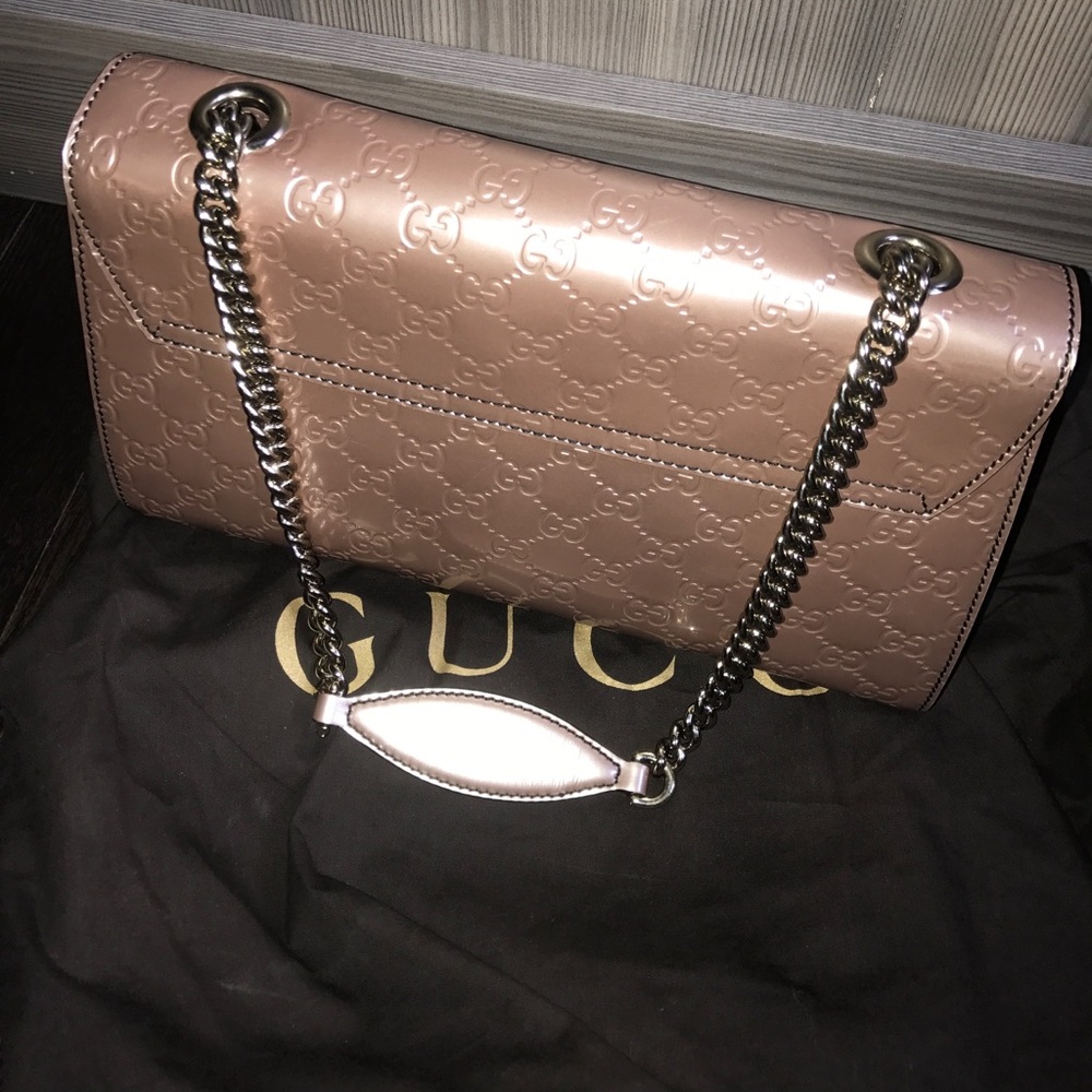 Authentic rose gold Gucci patent bag sold out rare - Picture 5 of 5