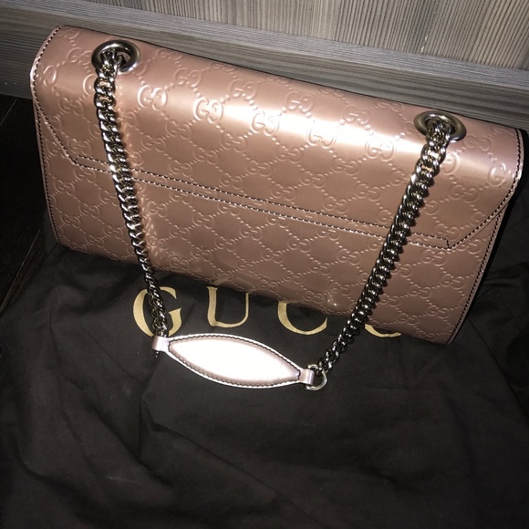 Authentic rose gold Gucci patent bag sold out rare - Picture 5 of 5
