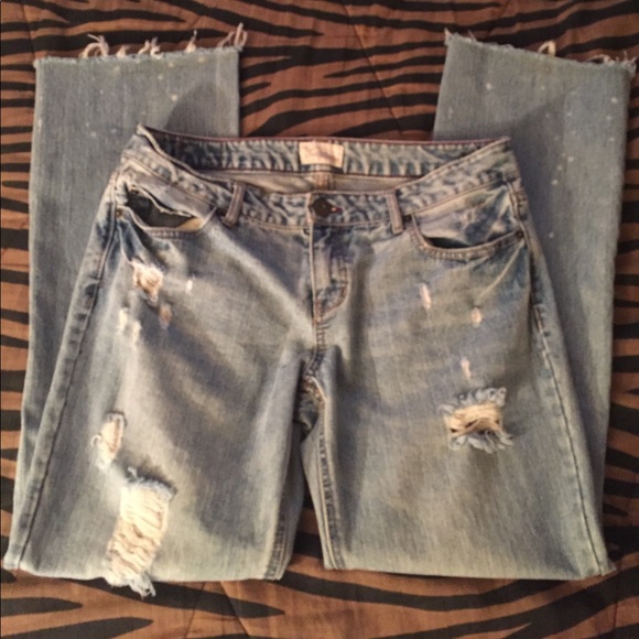 Aeropostale machine distressed bootcut jeans - Picture 3 of 8