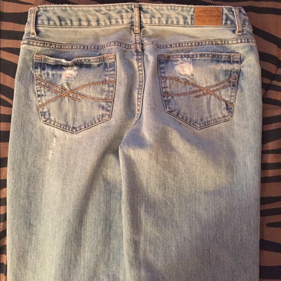 Aeropostale machine distressed bootcut jeans - Picture 6 of 8