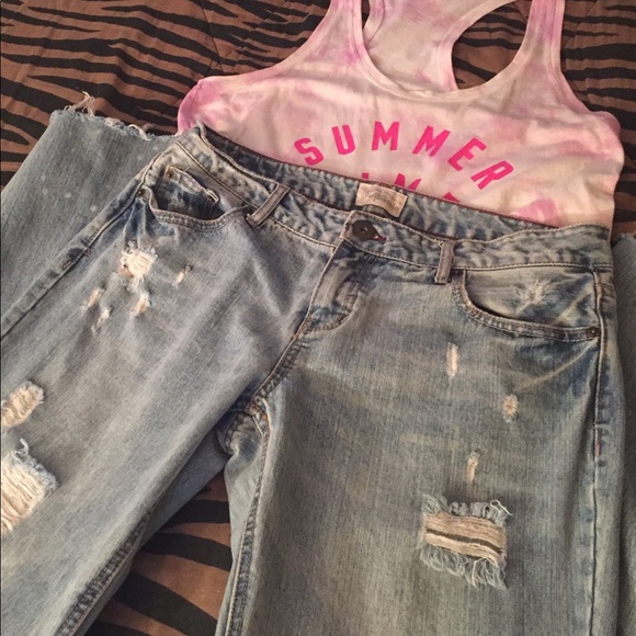 Aeropostale machine distressed bootcut jeans - Picture 4 of 8