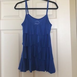 INC International Concepts blue frill Tank