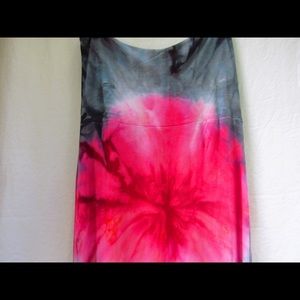 Love TanJane pink tie dye Maxi Dress Maxi skirt