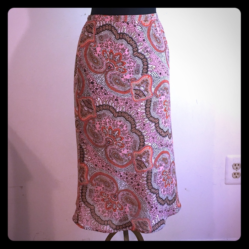 BCBG patterned skirt