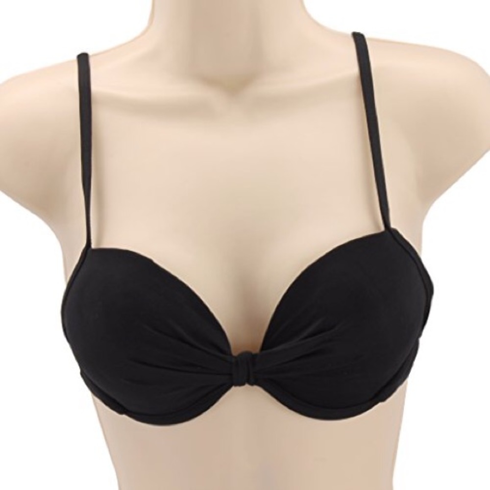 Barely worn black bikini top