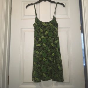 H&M Leaf Skater Dress