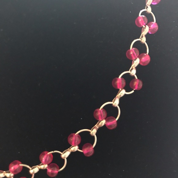 ❌Sold on eBay ❌ Pink & Silver Handmade Choker - Picture 2 of 4