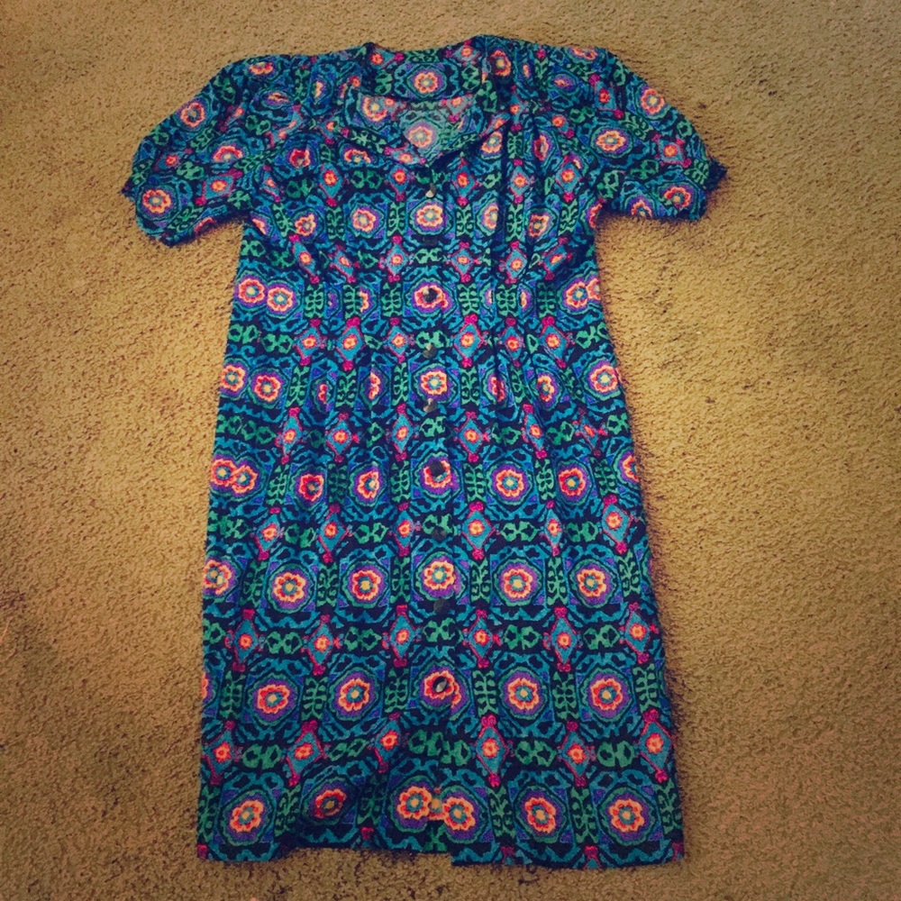 Vintage Button Down Dress