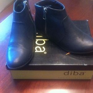 Diba black ankle boots