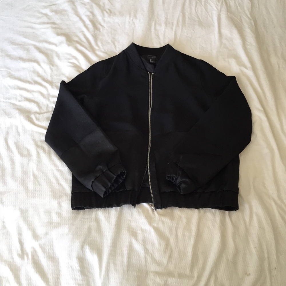 Forever 21 luxe bomber jacket - L