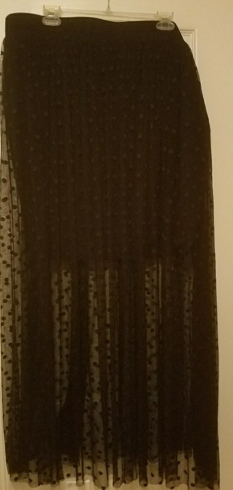 Torrid Black lace skirt