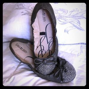 Sam and Libby sequin flat