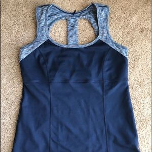 Prana workout tank. Shades of blue. Size: M