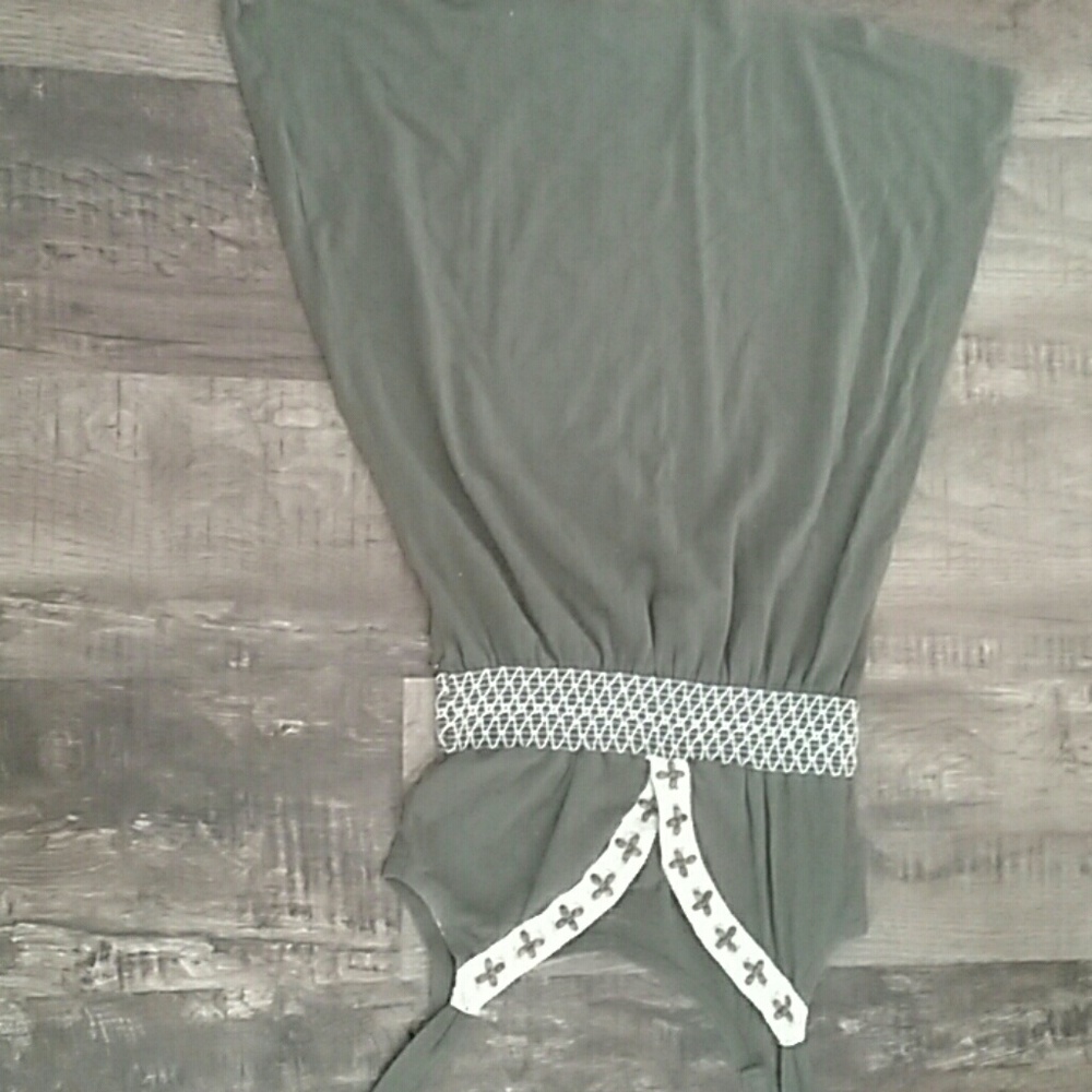 Green beach dress